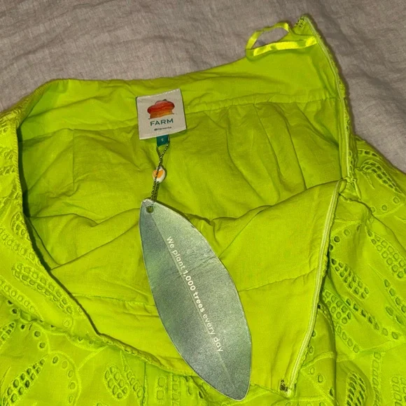 Green Monstera Eyelet Maxi Skirt - Picture 15 of 15